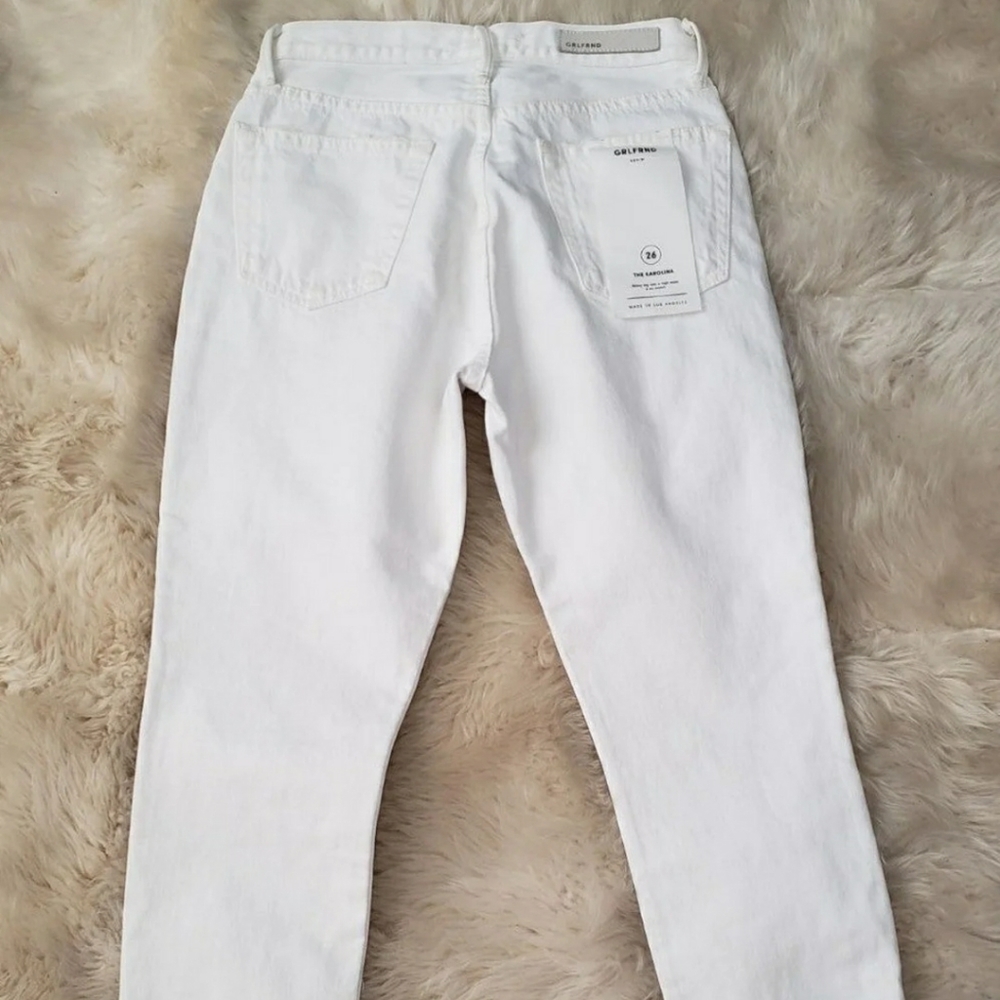 Grlfrnd White Karolina Flag Jeans 26 - Picture 3 of 9